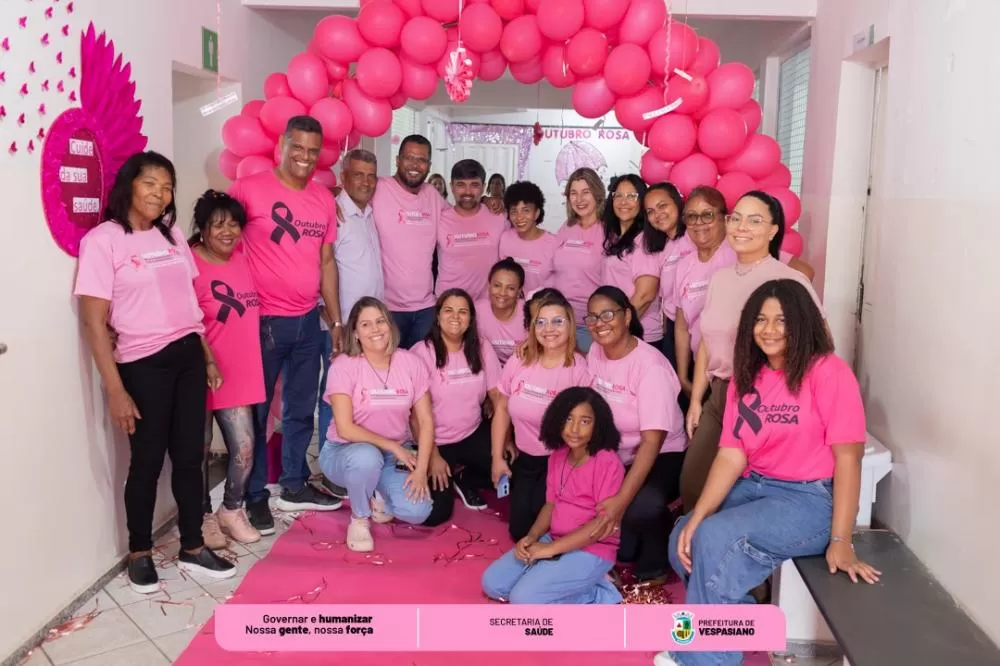 Vespasiano realiza Dia D do Outubro Rosa com foco na saúde da mulher