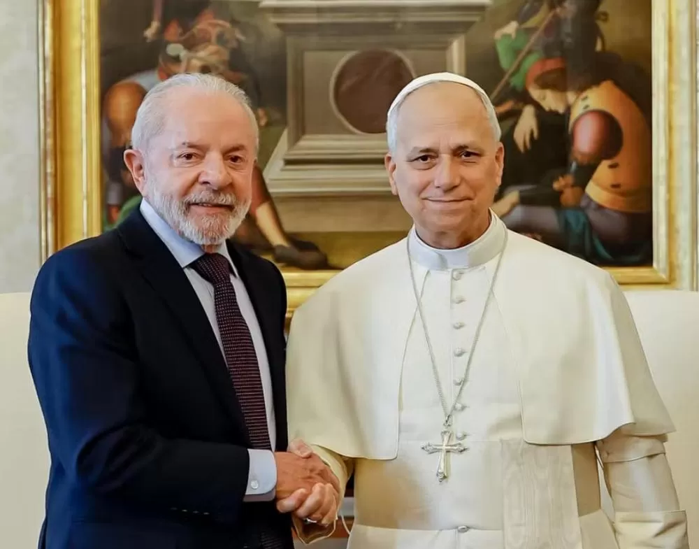 Lula se encontra com o Papa Leão XIV em primeira audiência oficial no Vaticano