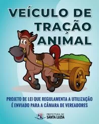 Prefeitura de Santa Luzia envia projeto de lei que regulamenta a utilização de veículo de tração animal no município