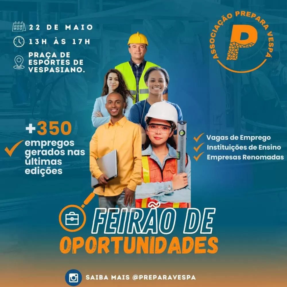 Vem aí o 3º Feirão de Oportunidades com mais de mil vagas de emprego