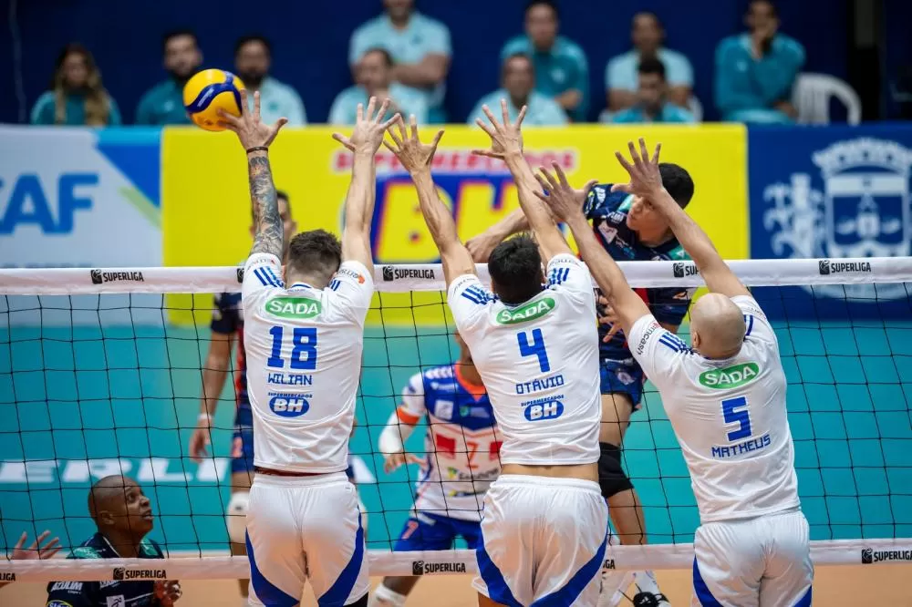 Sada Cruzeiro encara o Guarulhos em grande confronto no Ginásio do Riachão. 