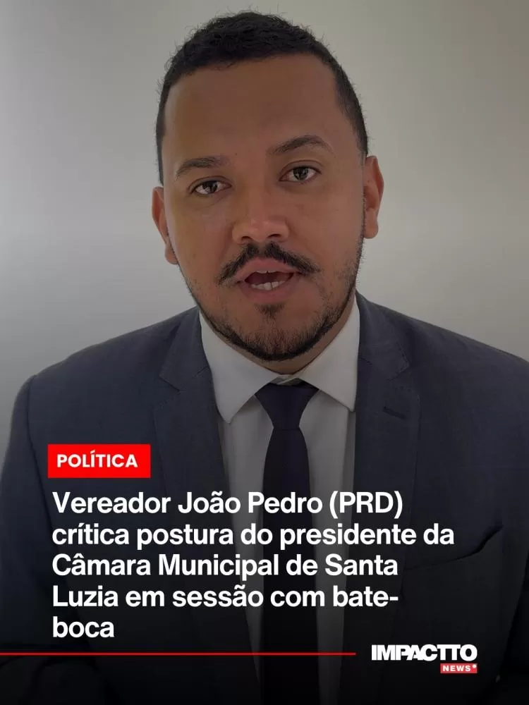 Clima tenso na Câmara Municipal de Santa Luzia: bate-boca e tumulto no plenário