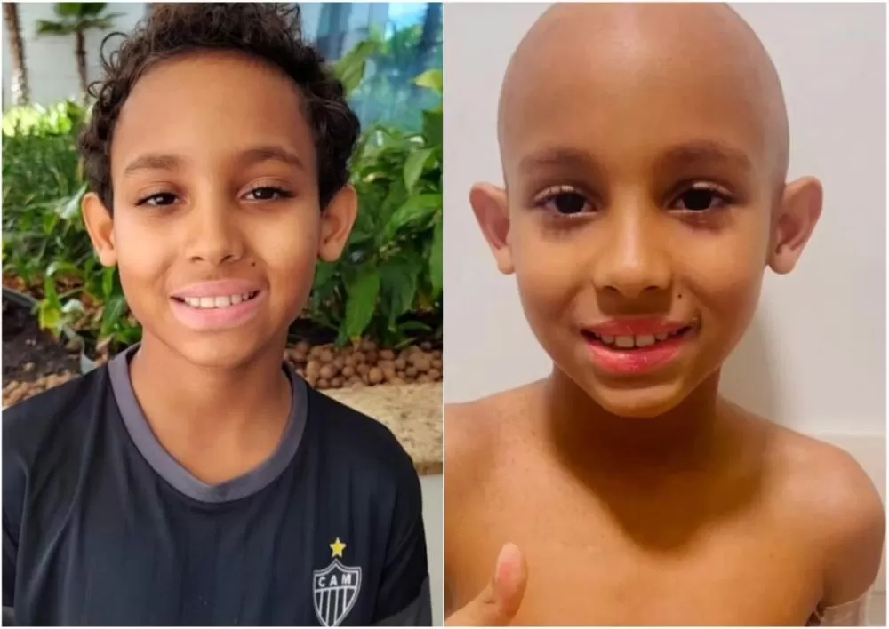 Em BH, família mobiliza campanha por doador de medula para menino de 10 anos com leucemia