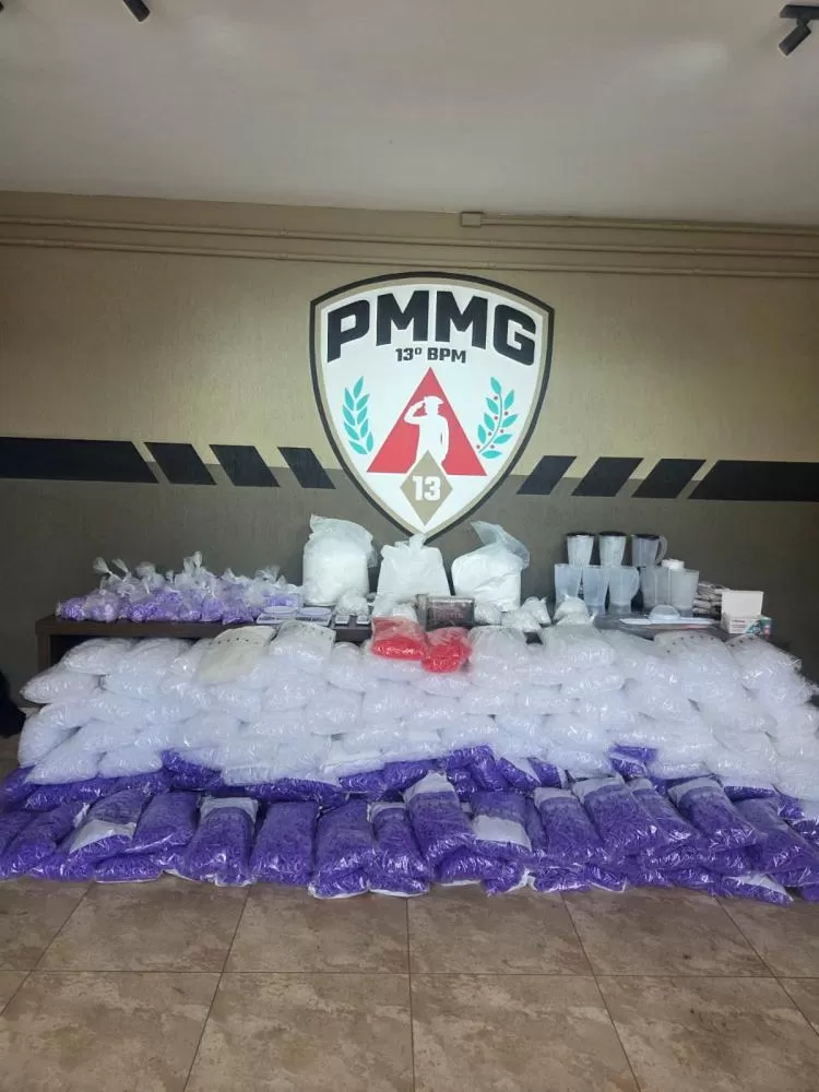 Polícia apreende cocaína avaliada em R$ 1 milhão que seria vendida no Carnaval de BH