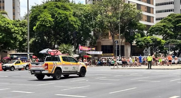 BH conta com esquema especial de trânsito para o último fim de semana da folia