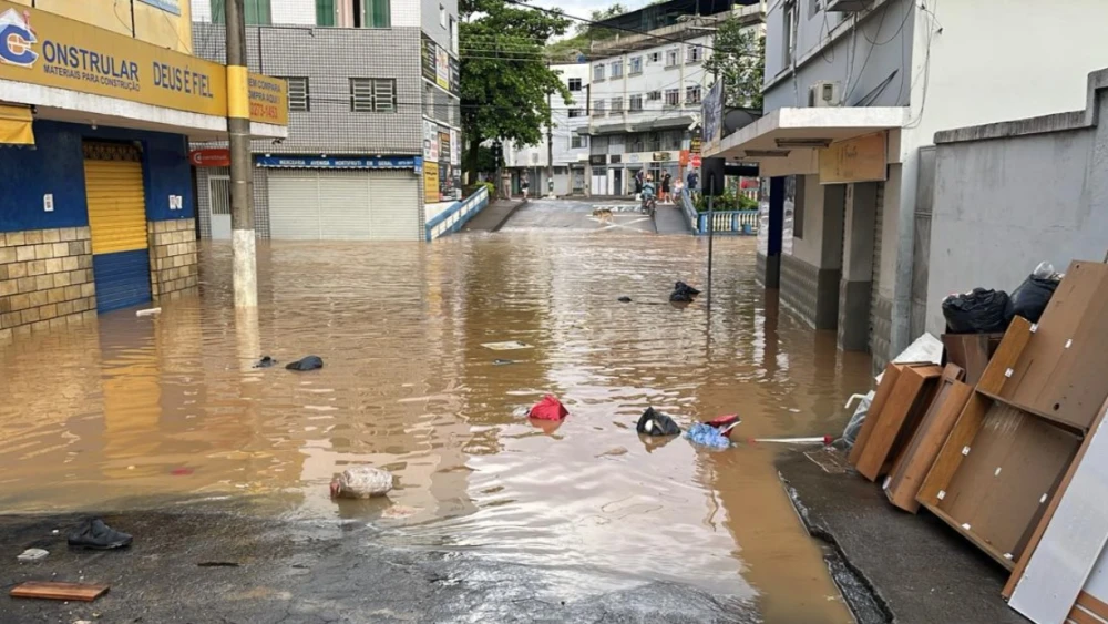 Chuvas voltam a atingir Matias Barbosa e elevam número de desalojados