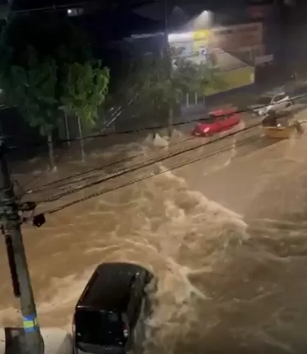 Chuva intensa causa alagamentos e quedas de árvores em Belo Horizonte
