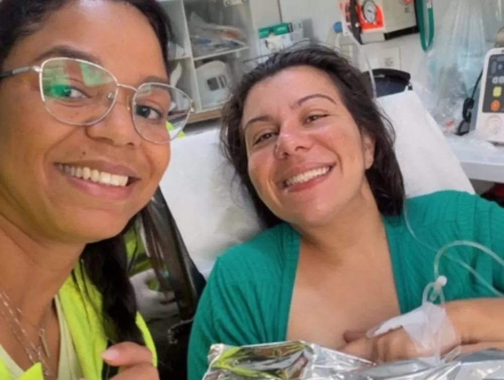 Bebê nasce dentro de carro na BR-040 em Nova Lima