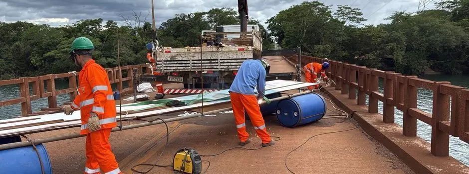Ponte entre MG e SP passa por obras emergenciais após risco estrutural