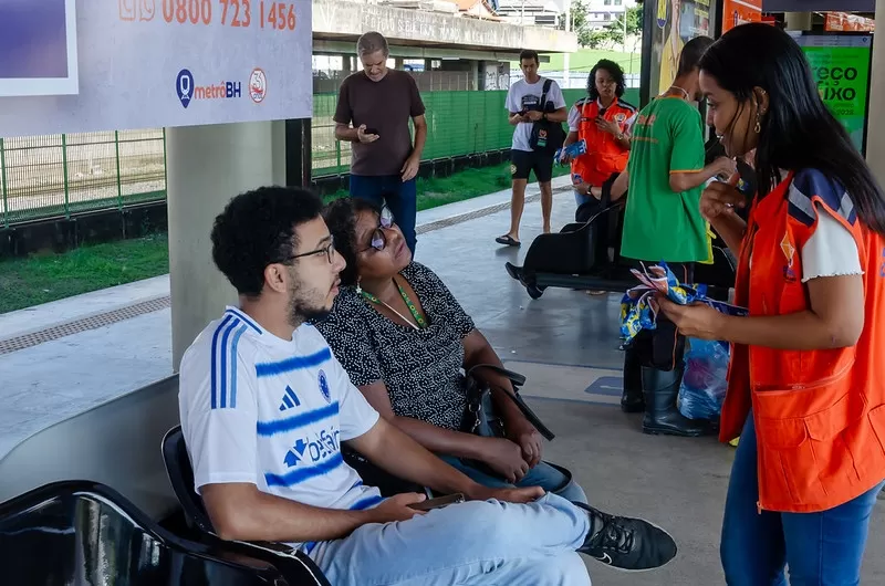 Defesa Civil de Contagem promove ação de conscientização sobre mudanças climáticas