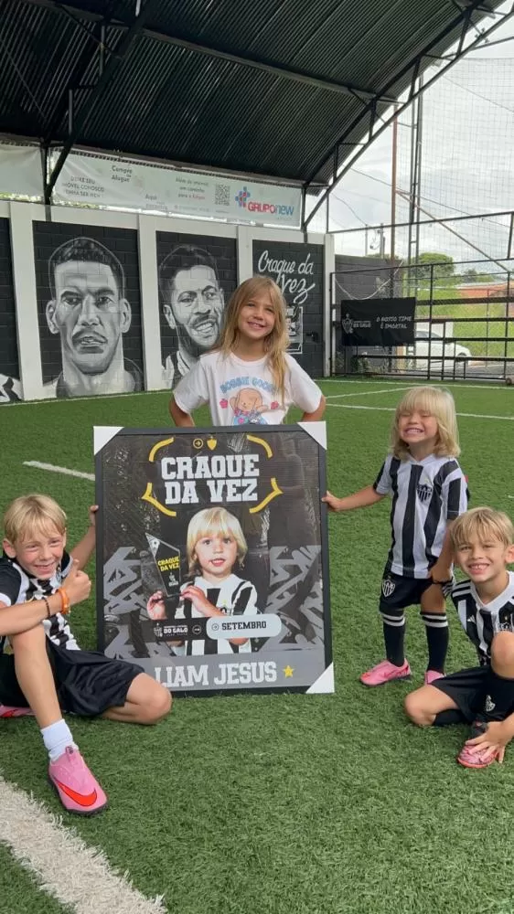 Academia do Galo em Lagoa Santa desenvolve projeto Galozinho para iniciação esportiva a partir dos 2 anos