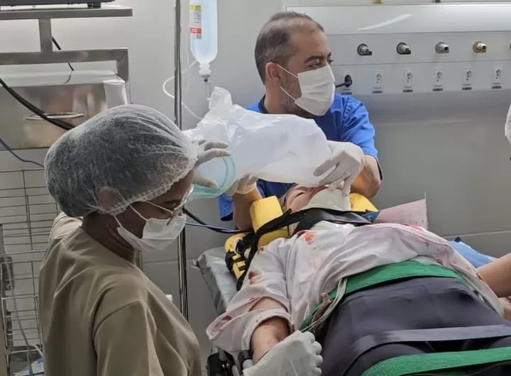 Simulação de tragédia aérea mobiliza hospital de Lagoa Santa em operação de alta complexidade