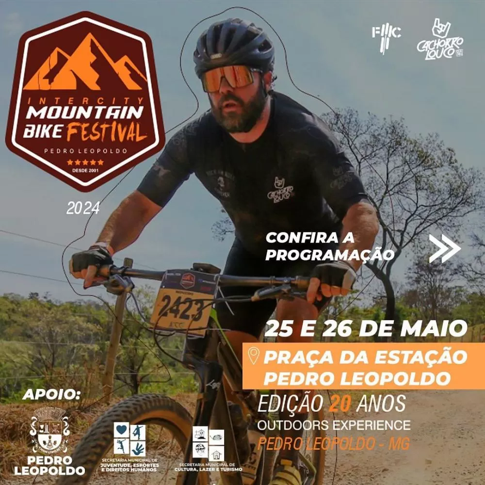 Edição 20 anos Mountain Bike Festival acontece em Pedro Leopoldo 