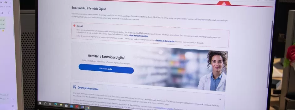  Governo de Minas lança plataforma digital para solicitação de medicamentos especializados