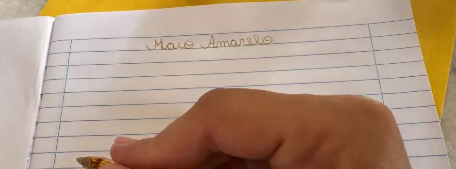 Concurso de redação do Maio Amarelo mobiliza estudantes da rede estadual em Minas