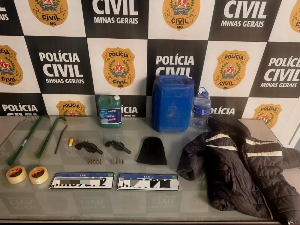 Grupo armado é preso antes de invadir casa e fazer família refém em MG