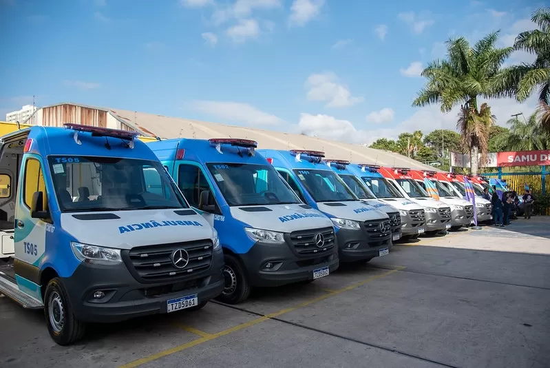 Contagem renova frota do Samu e do Transporte em Saúde e reforça atendimento no SUS