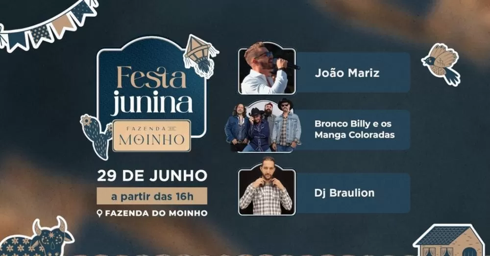 Festa Junina Fazenda do Moinho acontece em Pedro Leopoldo 