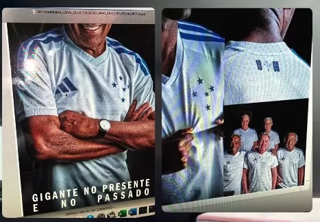 Cruzeiro revive a campanha histórica da Taça Brasil de 1966 em novo uniforme vazado nas redes