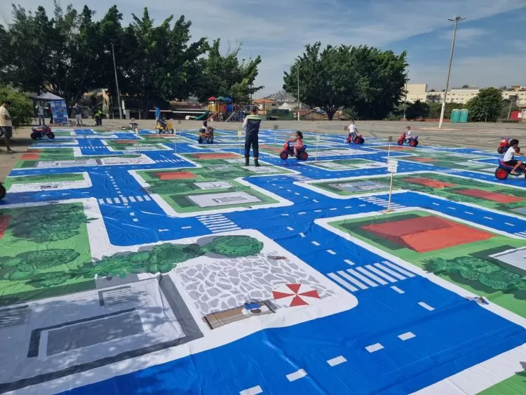 Santa Luzia inaugura Projeto “Transitolândia Móvel” para educação no trânsito infantil