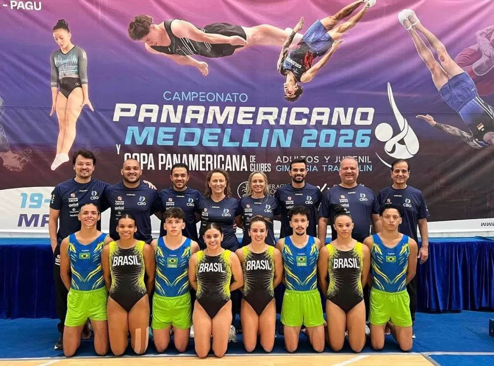 Atletas de Contagem conquistam ouro e brilham no Pan-Americano de Trampolim