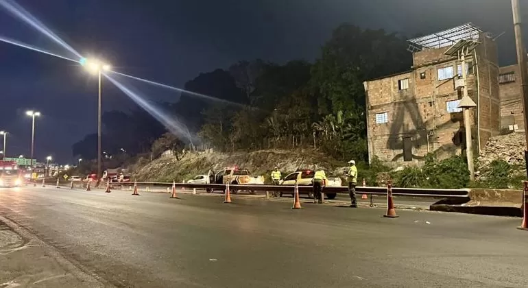 Novo Anel terá intervenções noturnas para substituição de defensas metálicas em Belo Horizonte