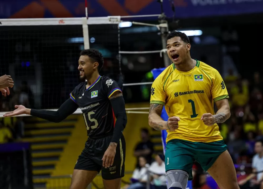 Brasil vence o Irã em Brasília na estreia da Liga das Nações de Vôlei