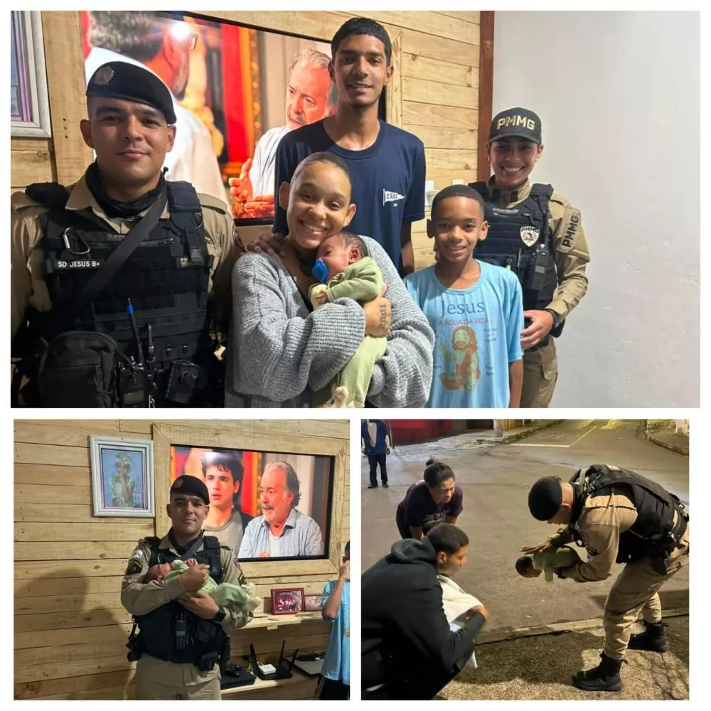 Policial militar salva bebê engasgado durante operação na Pedreira Prado Lopes, em BH