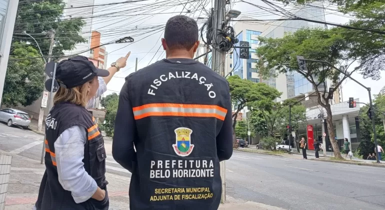 PBH realiza mais de 60 vistorias após início da fiscalização de fios soltos em BH