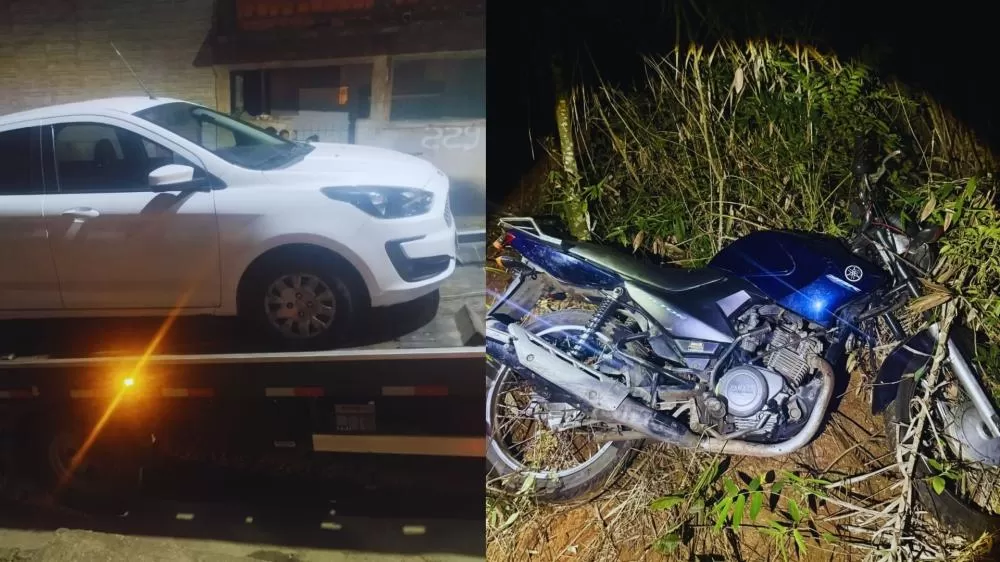 PMMG apreende três adolescentes por roubos e recupera moto e carro em Ipatinga
