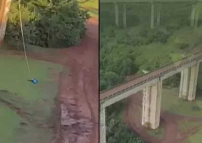 Menino de 9 anos sofreu grave acidente de rope jump com mesma equipe três meses antes de morte em salto clandestino em SP