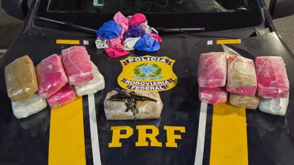 Falso motorista de aplicativo é preso com 14 kg de cocaína escondidos em tanque de combustível em Minas Gerais