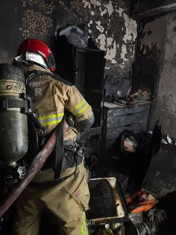 Incêndio atinge apartamento no bairro Sion, em Belo Horizonte