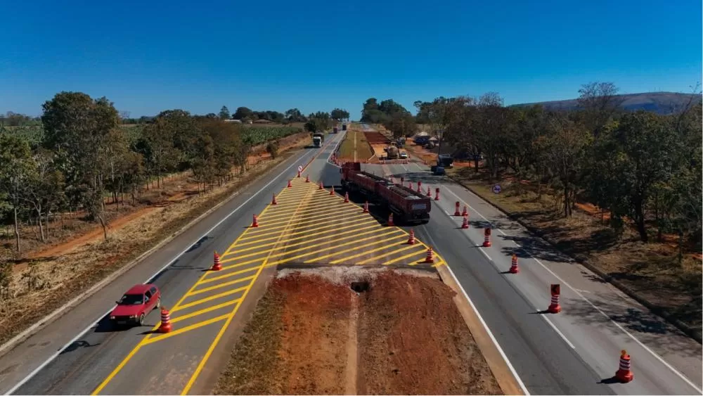 Via Cristais realiza obras na BR-040 entre Belo Horizonte e Cristalina; veja os trechos com intervenções