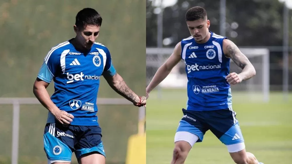 Gabriel Pec e Gabriel Rojas são regularizados e podem estrear pelo Cruzeiro contra o Internacional