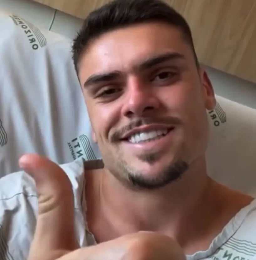 Gabriel Pec tranquiliza torcida cruzeirense e agradece mensagens de apoio