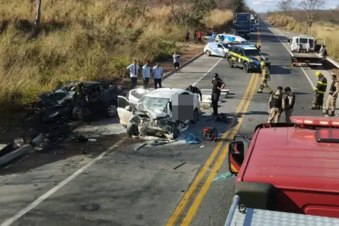 Acidente na BR-251, que matou sete, começou com fuga de carro carregado com drogas