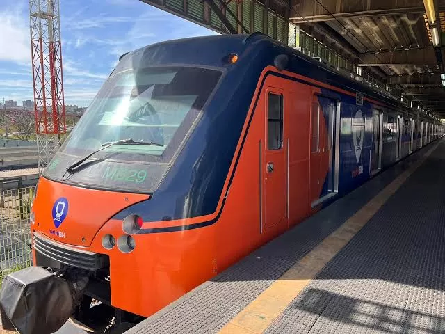 Intervalo do metrô de BH aumenta para 18 minutos a partir desta segunda-feira 