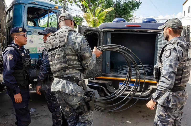 Contagem reduz roubos e furtos de cabos com ações integradas de segurança