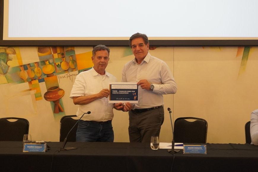 Fecomércio MG entrega proposta THDG ao senador Rogério Marinho e amplia debate sobre novas relações de trabalho