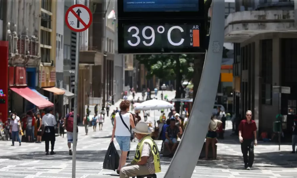 São Paulo terá onda de calor com temperaturas próximas dos 40°C