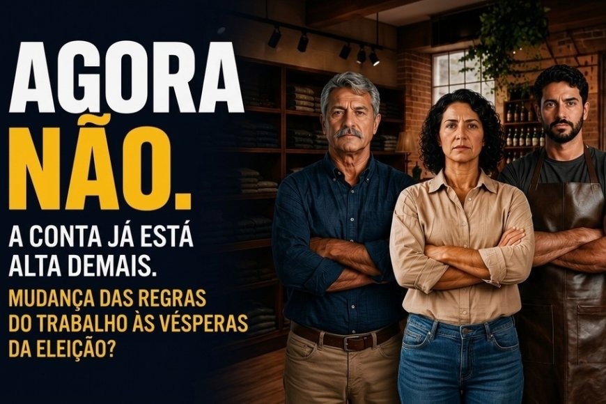 Comércio, serviços e turismo fazem apelo para que PEC do fim da escala 6x1 não seja votada antes das eleições