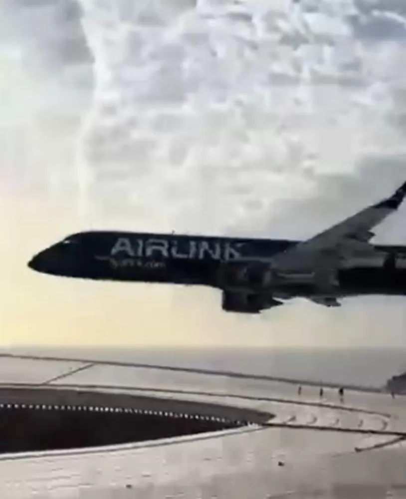 Avião da Airlink faz passagem rasante sobre estádio antes de jogo de rugby