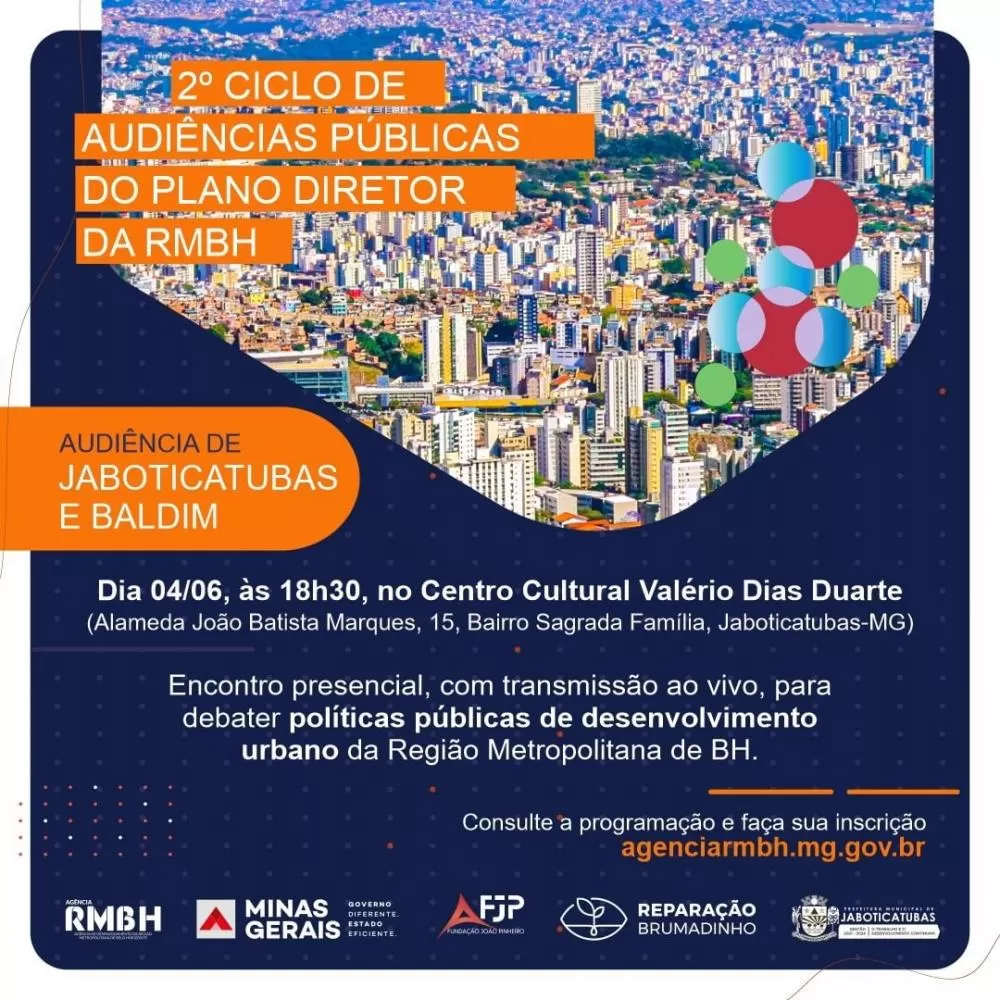 Jaboticatubas recebe rodada de audiência para discutir plano diretor da RMBH