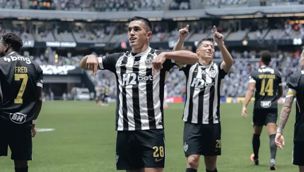 Atlético vence Santos por 4 a 2 e avança nos pênaltis na Sul-Americana