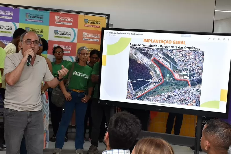 Vale das Orquídeas, em Contagem, ganhará pista de caminhada e ciclovia de 1,3 km