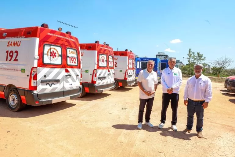 BH recebe quatro novas ambulâncias para reforçar frota do SAMU