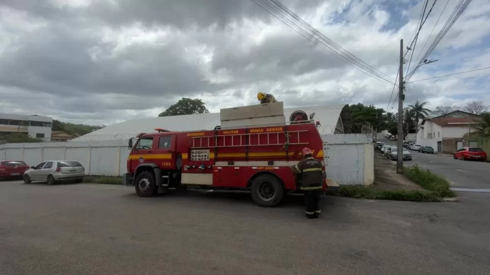 Princípio de incêndio é registrado em local de votação na região Central de Minas