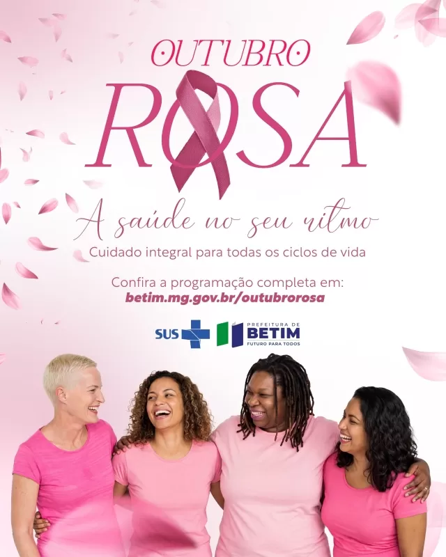 Outubro Rosa mantém programação com ações de prevenção e cuidado em Betim