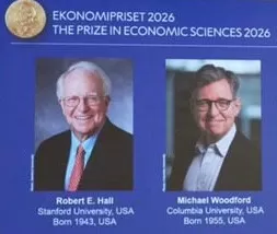Nobel de Economia 2026 premia Robert Hall e Michael Woodford por estudos sobre estabilidade econômica